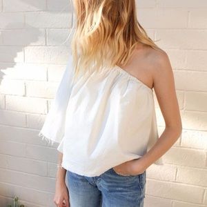 *RARE* Lauren Winter Ballad Top in Ivory Cotton